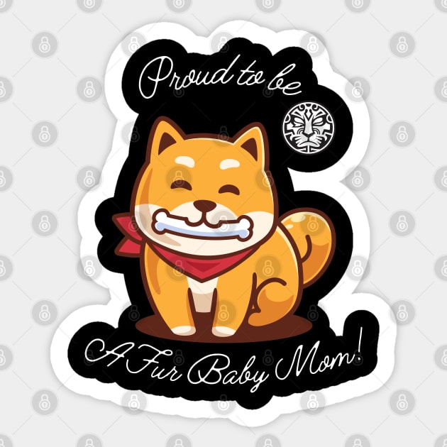 Jinrai: Fur Baby For Mom's Sticker by Mister Jinrai